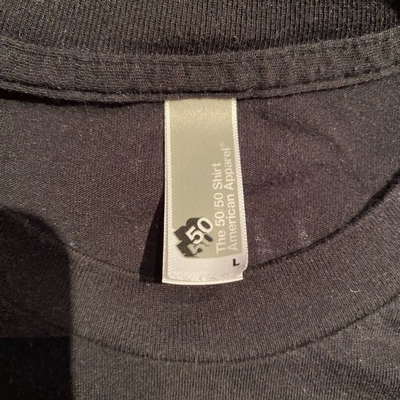 Amos Lee 2013 Tour Shirt Black Large American Apparel - Picture 3 of 3